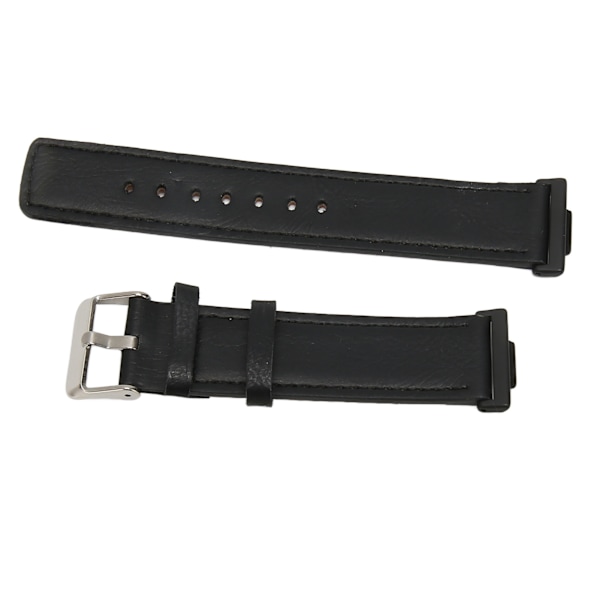 Nahkainen älykellon ranneke Mukava korvaava älykellon ranneke watch FIT 2 Black