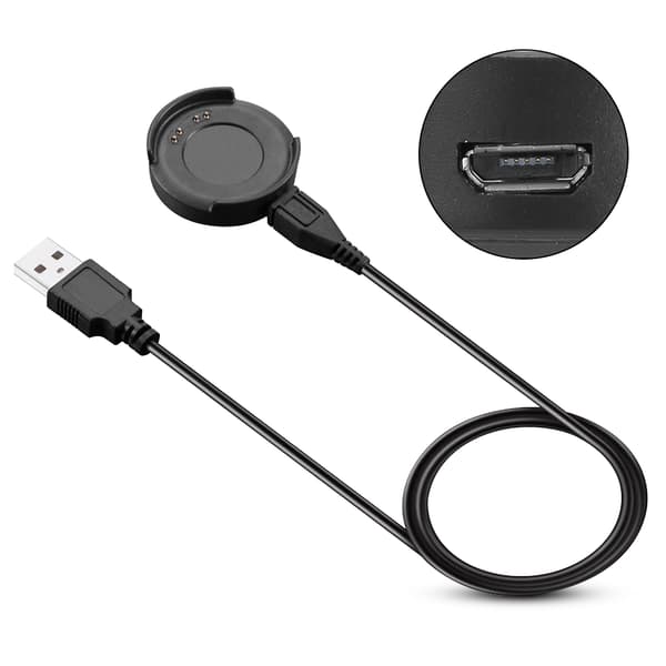 Bærbar opladningsbase dock med 1m/3.3ft datakabeloplader til Honor S1 Smartwatch