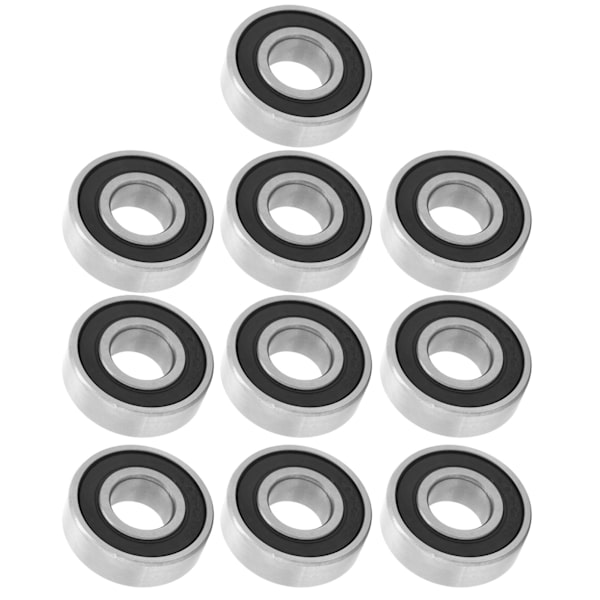 10 stk 6202-RS sort leje stål dyb rille kugleleje 15 mm