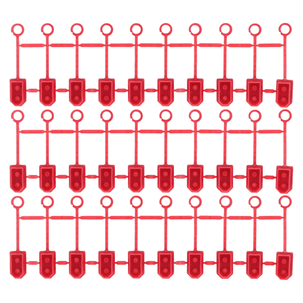 30Pcs Drone Lithium Battery Terminal Covers Waterproof Dustproof Lithium Battery Plug Protective Case for XT60 Plug Red