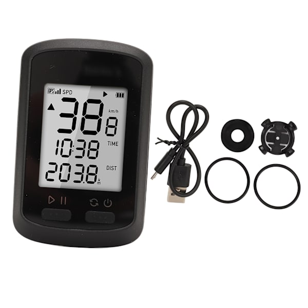 GPS cykelcomputer trådløs cykelcomputer cykel speedometer kilometertæller til mountainbike