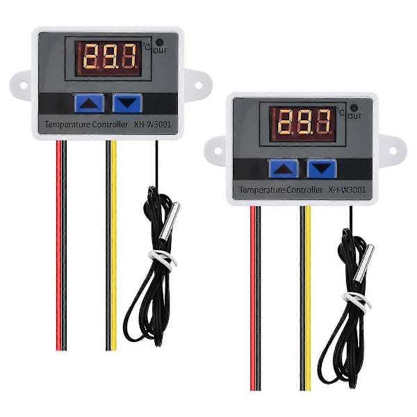 2st Xh-w3001 Digital Temperaturkontroller Med Sensor Ac110v-220v Termostat Temperatur Switch Zekai