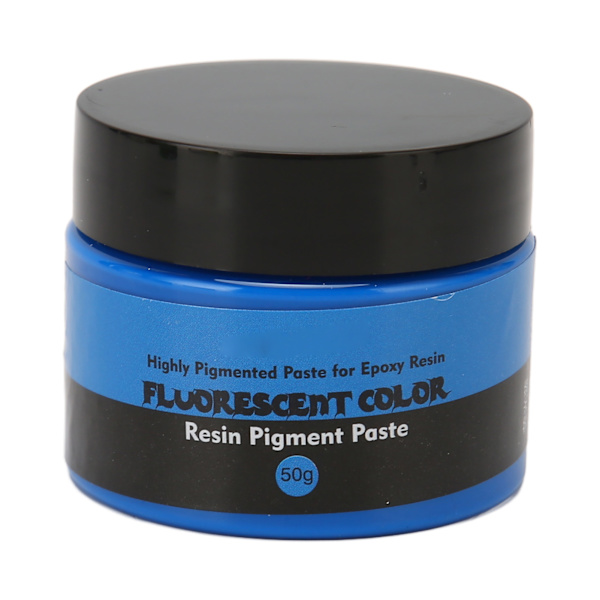 Epoksyharpiks pigment 50g fluorescerende farge høy metning enkel betjening flytende harpiks fargestoff for kunst håndverk DIY making fluorescerende blå
