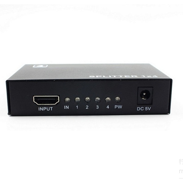 HD Multimedia Interface Splitter 1 ind 4 ud Plug and Play HD Multimedia Interface Switcher til projektorer DLP LCD HDTV'er