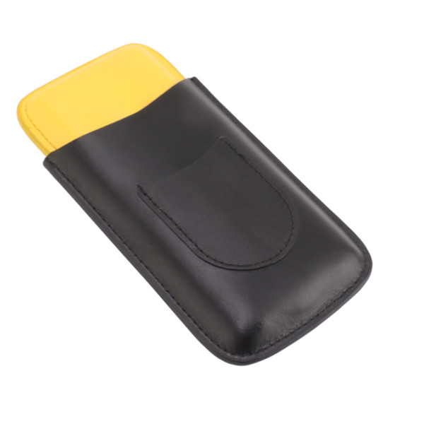 Cigarer Læder Cigar Etui Bærbar Cigar Holder Letvægts 3 Holder Cigar Etui til Rejser Hjem