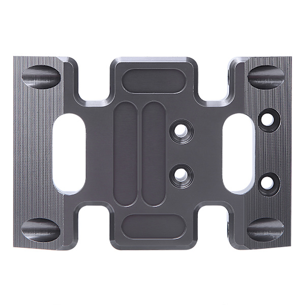 Aluminiumslegering senter chassisplate tilbehør passer til AXIAL SCX10 1/10 RC bil