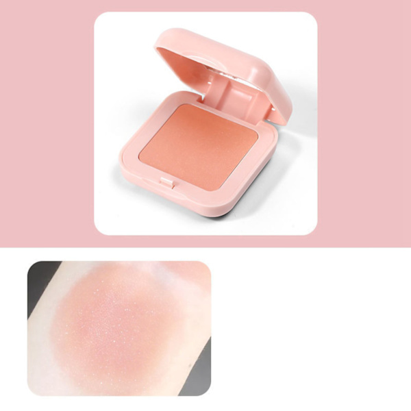 Mini Makeup Blush Enfärgad Pulver Matt Söt Långvarig Slät Färg Stay Portable Blush för tjejer 05