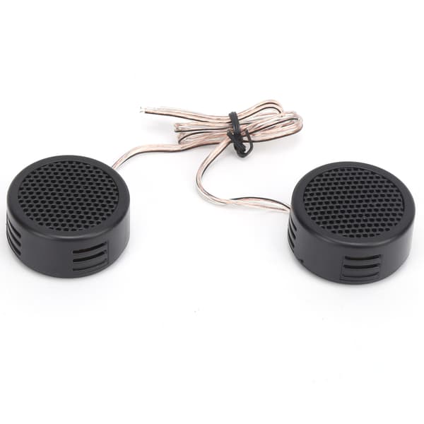 2st Bil Dome Diskanthögtalare 12V 500W Hög Effekt Stereo Klart Ljud Högtalare Universal