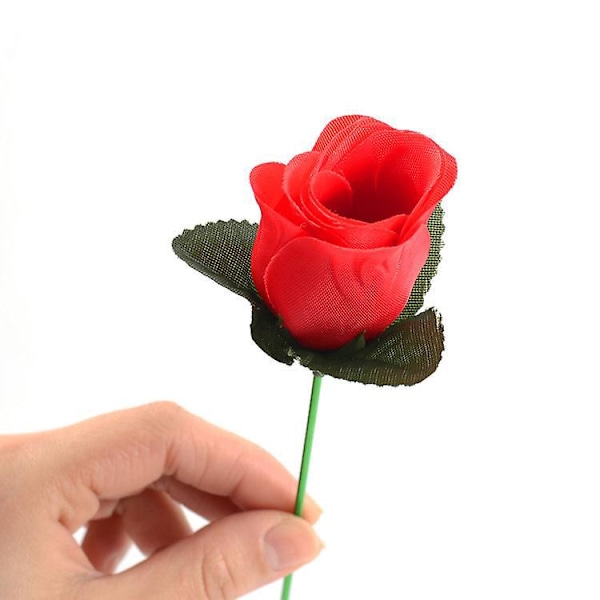 Fire Magic Torch til Roseblomst-Triks Profesjonelle Magikerrekvisitter Mentalisme for Bryllup Gateforestillinger