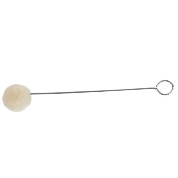 50 stk Ull Daubers Ball Brush DIY Lær Craft Dyeing Applikator med metallhåndtak