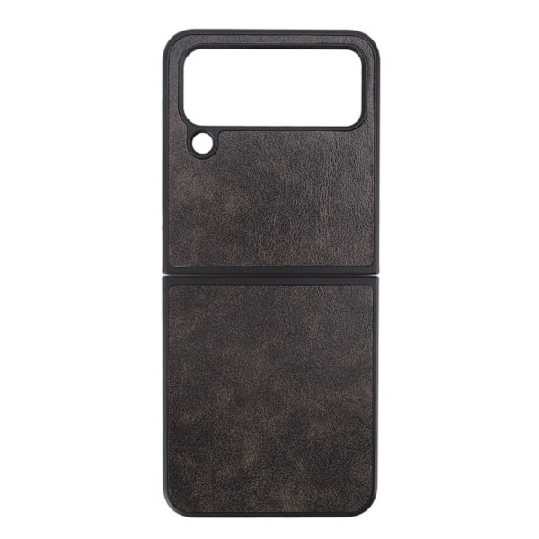 Samsung Galaxy Z FLIP 4:lle taittuva näytönpuhelimen kotelo nahkainen taittuva näytönpuhelimen suojakotelo, Camouflage Green