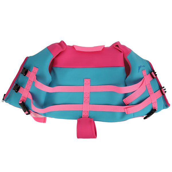 Sommerpige Børn Sikkerhed Neopren redningsvest Flydende til børn Svømning DriftingL (anbefales 25-28 kg)