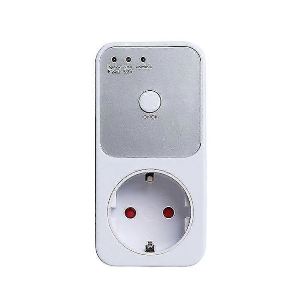 Automatisk Spændingsbeskytter Stik 170-260V Spændingsbeskytter Sikker Beskytter 5-6 Min. Forsinkelse Stik Switch EU Stik