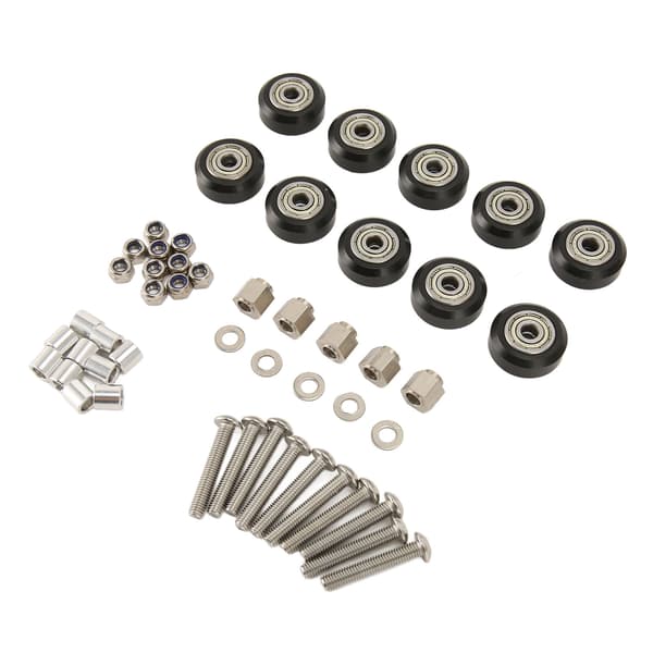 10 stk 3D-printer remskive sett 3D-printer POM remskive plast remskive med lager tomgang for 3D-printer