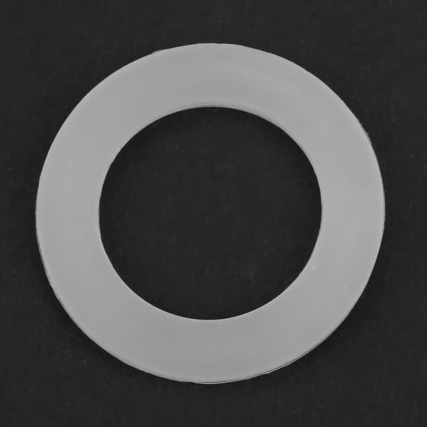 12st Platt Packning Vit Silikon O-ring Tätningsbrickor för Bälgslangar (1\")