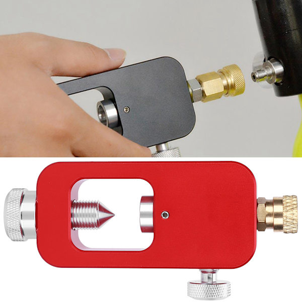 DEDEPU Scuba Adapter Heads Sukellusmuuntaja isosta pullosta pieneen pulloon 8mm red