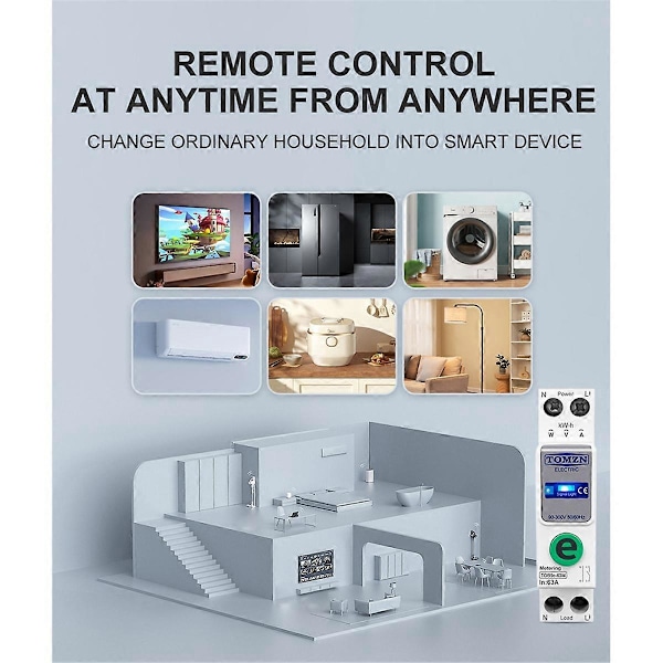 TOB9e-63M 110V 220V WIFI Smart Energimåler