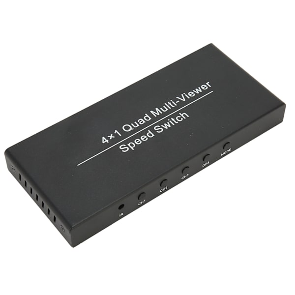 4X1 HD Multimedia Interface Multi Switcher 4 ind 1 ud 1080P ved 60Hz HD Multimedia Interface Multi Viewer 100‑240V US-stik