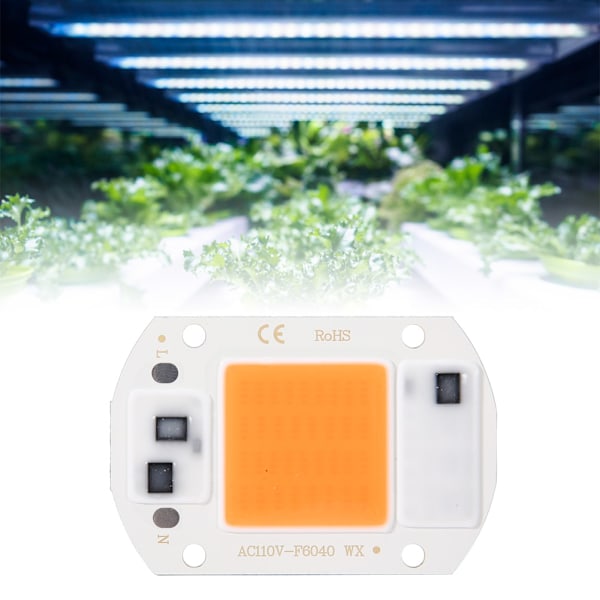 2 st AC110V 20W Hög ljusstyrka Integrerad LED-chip Växtlampa Ljuskälla COB-chips