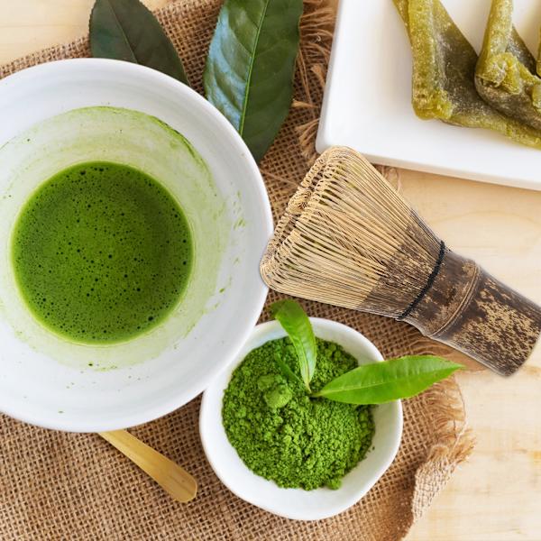 Bambu japansk stil Matcha-tevispborste Tetillbehör för Matcha-tetillverkningBambu 120 stift