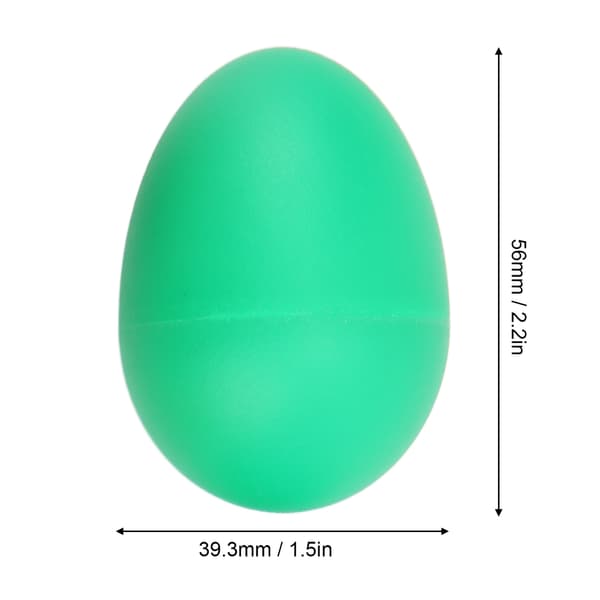 Fargerike Mini Egg Shakers - Sett med 10 Perkusjons Musikkinstrument Leker