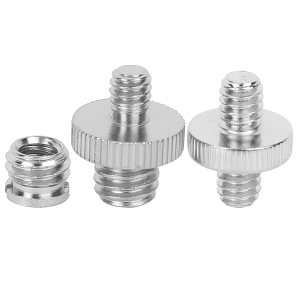 Alumiiniseoksesta valmistettu kaksipäinen sovitinruuvi mutteri BE Light Stand Hot Shoe Mount Kit