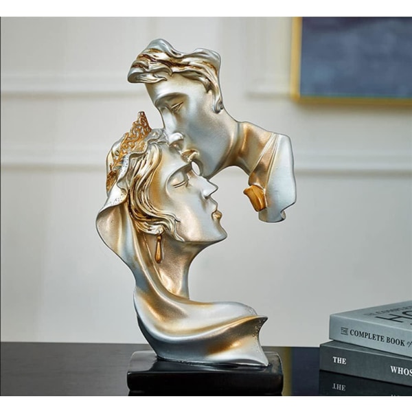 Creative Kissing Couple Statue - Kissing Lover Resin Statue