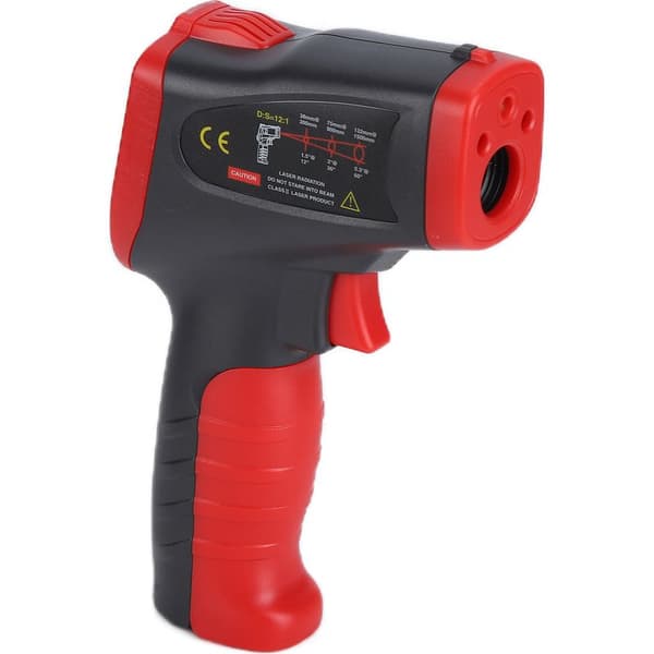 WT323 Farve LCD Infrarødt Termometer med K-probe, Berøringsfri Temperaturpistol til Industriel Brug