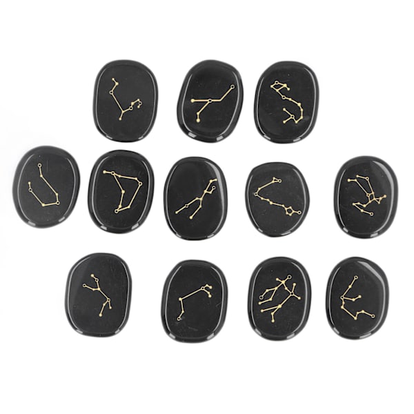 12 st kristallhealingstenar utsökt lyster polerad Reiki-balansering helande kristaller för meditationsrumsdekoration Obsidian