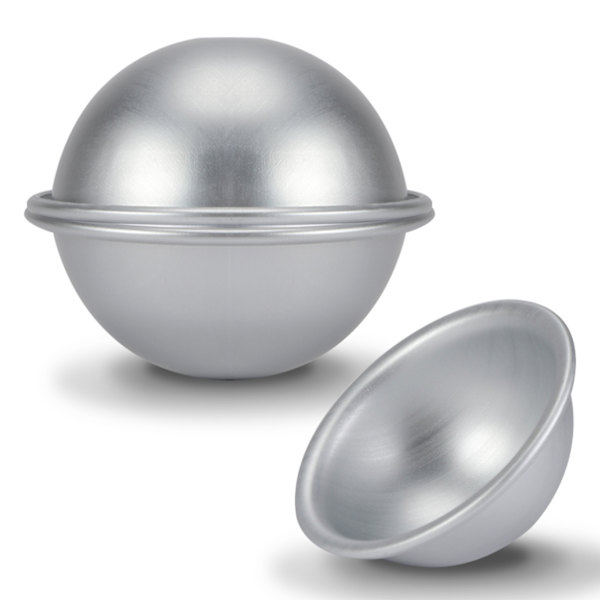 10 cm halvcirkelform aluminium halvkugle chiffon kagepande bikini kage dessert budding bagning mo