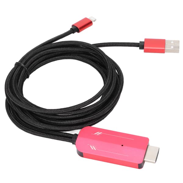 Videoadapterkabel IOS-grænseflade til High Definition Multimedia Interface 1080P High Definition Video Converter Kabel