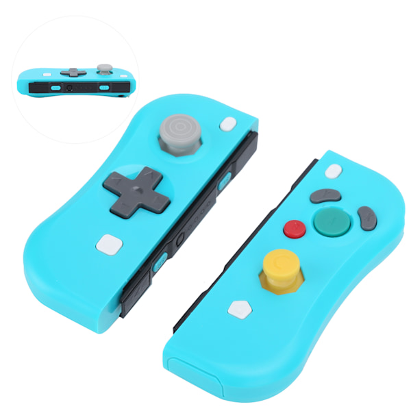 Trådløs Gamepad Venstre Høyre Bluetooth Spillgrep Håndtak med NFC Awake for NS SwitchTurquoise