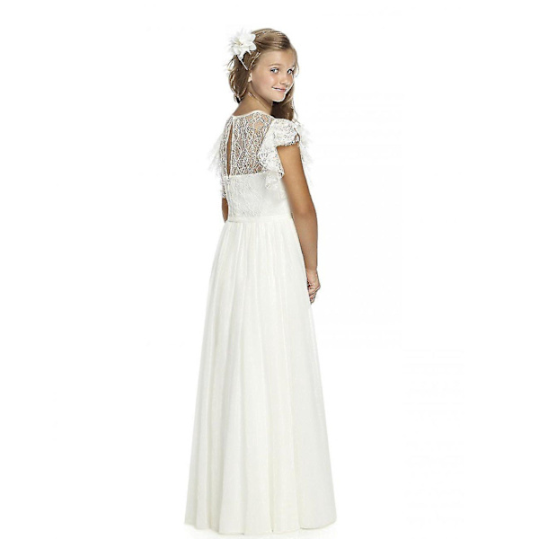 Elegant Blomsterflicka Klänning för Bröllopstävling, Åldrar 1-122