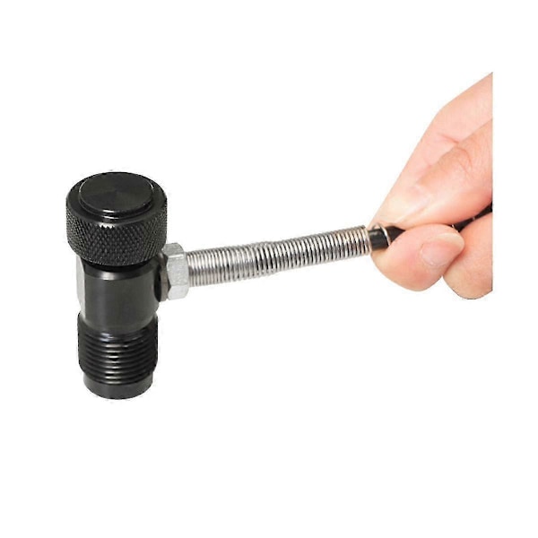 PCP Dykking HPAT Ventil Fyllestasjon Påfyllingsadapter Topp Spin Knapp G5/8 Hann 300Bar Luft Inf