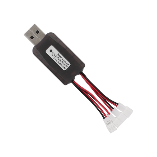 CX405 4CH Micro USB batterilader for 1S 3,7V Lipo LiHV 3,8V batteri for RC Helikopter