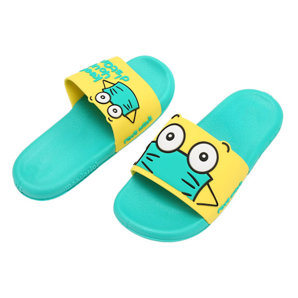 Tofflor för kvinnor PVC Anti Slip Mjuk Andas Söt Duschskor Badrumssandaler för inomhus Hem Strand Grön 40/41
