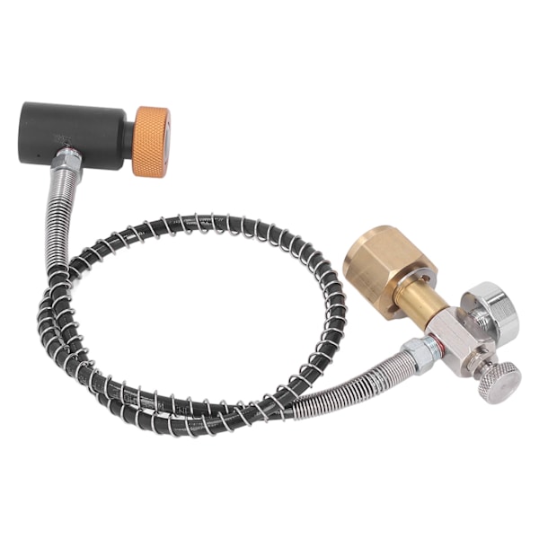 Soda Remote Hose CO2 Tank Cylinder Refilling Adapter med 24 tommers høyt trykkslange for Soda Can Connector CGA320 Til TR21 4