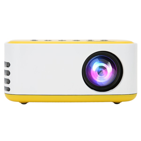 Mini Projektor LED WiFi USB-tilkobling 1080P Innebygd høyttaler Bærbar projektor for hjemmekino Camping Reise 100‑240VUS Plugg 100‑240V
