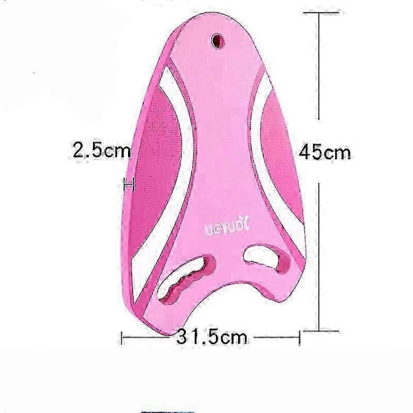 A-formet børnesommer svømmeplade, fortykket EVA-plade, børneplade, Pink