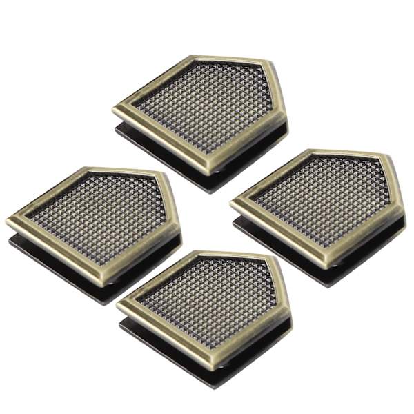 4 Set Metall Dekorativt Spänne Specialformade Läderartiklar Bagage Jeans DIY TillbehörBrons B01-51-52066