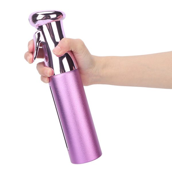 Tom sprayflaska högtryckskontinuerlig spray hårväxt sprayflaskor för skönhetssalong 300 ml Lila