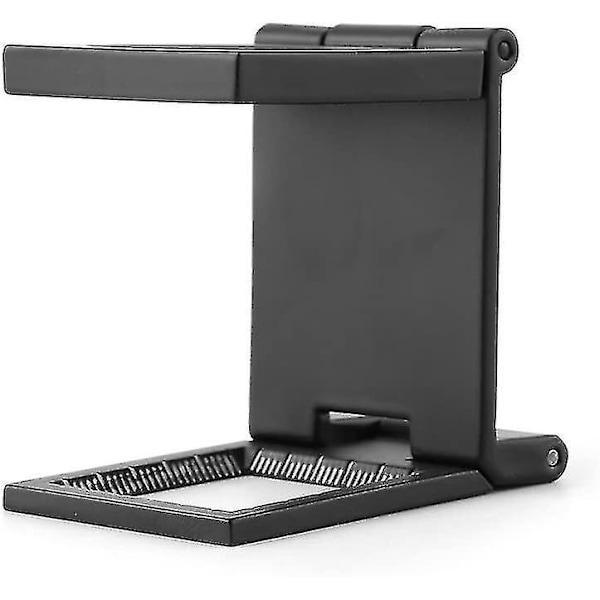 Fällbar fickförstoringsglas med 10x förstoring, handsfree belysning, bärbar fyrkantig design