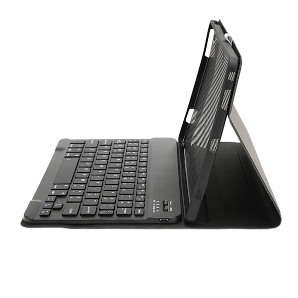 Bluetooth-tastaturdeksel fallsikkert stille taster nettbrettbeskyttende deksel med flyttbart tastatur for Lenovo Xiaoxin 10.6 svart