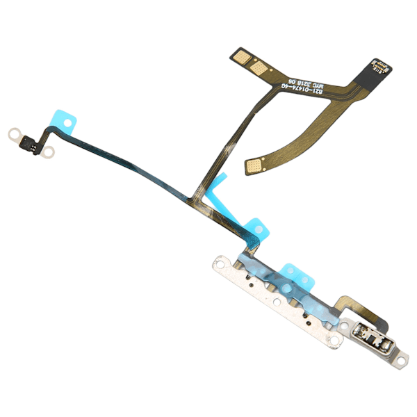 Äänenvoimakkuuden joustava kaapeli korvaava metallikiinnikkeellä esiasennettu korjausvaihto-osa iPhone XS MAX -puhelimeen