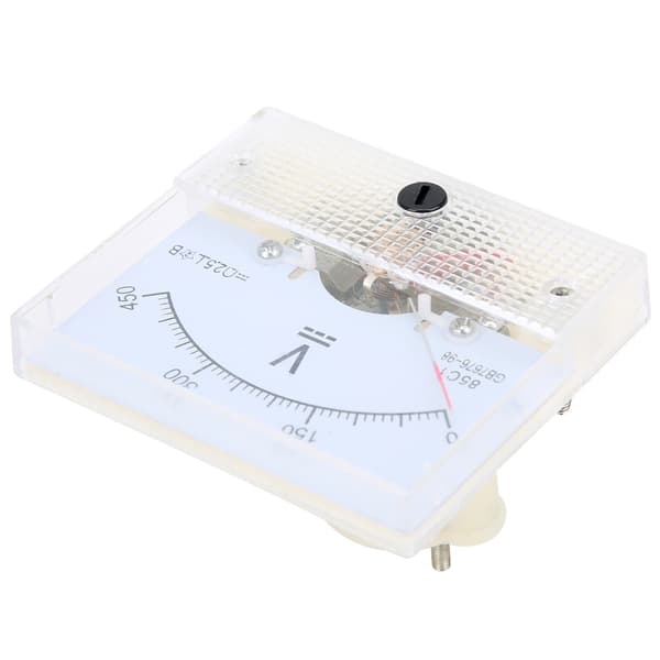 Pointer DC Voltmeter 0‑450V Spenningsmåler Kretsmålingsinstrument ±2,5 % Nøyaktighet