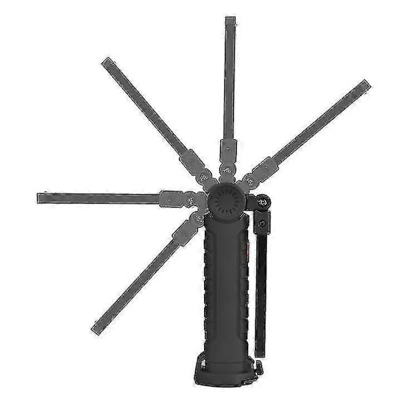 Hmwy-xanes 175a 360 graders rotation USB genopladelig COB+LED nødarbejdslys