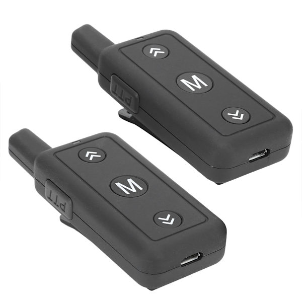 2 kpl Mini Walkie Talkie 1W 400-480 MHz Radiopuhelin Kuuloke Korvakoukut