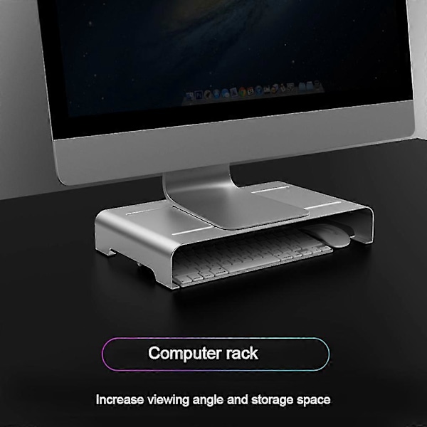Skærmstander/Skærmforhøjer Ergonomisk Tastatur Opbevaringsstander Design Computer