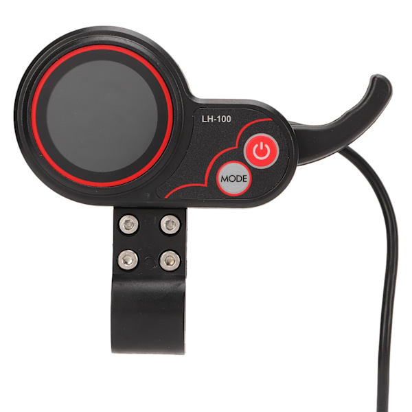 Elektrisk cykel LCD-display med 5P vandtæt stik 24V 36V 48V 60V kontrolpanel til 22,2mm elektrisk scooter
