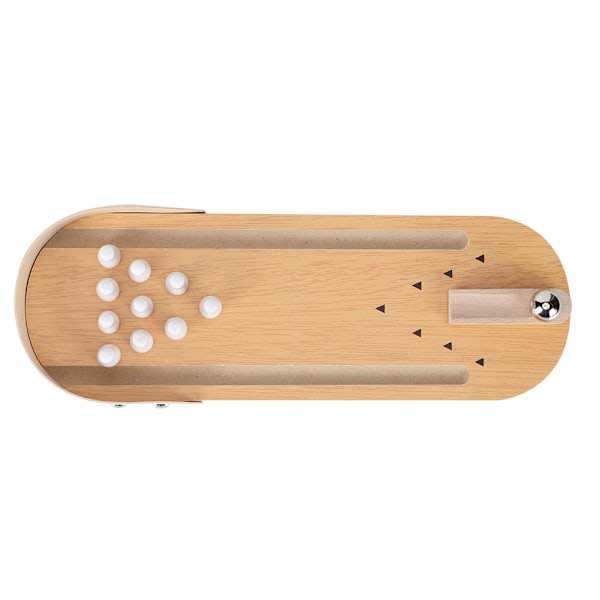 Mini Bowlingspill for bordplate - Familiespill for avspenning og underholdning - Leketøy for barn og voksne
